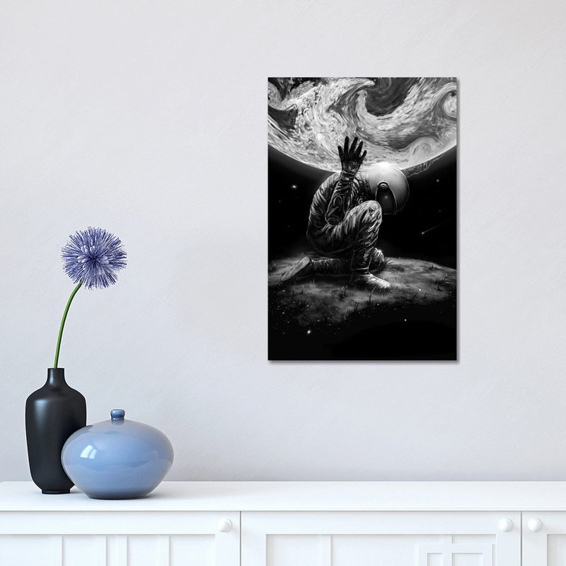 «Atlas» par Nicebleed, reproduction sur toile tendue, H 18 po x l 12 po x P 1,5 po