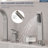 4-Hole Deck Mount Waterfall Roman Tub Faucet with Hand Shower and Diverter-121323070