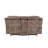 Zubaida Two Chocolate Velvet Recliner Loveseat W/USB Port & Console