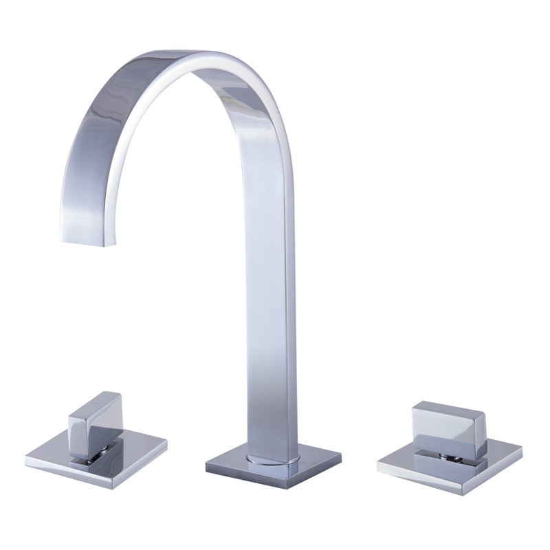 Widespread 2-handle Bathroom Faucet, Polished Chrome