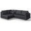Corner Sofa with Wooden Legs In Scandinavian Style Knutsford-371157145-371157149