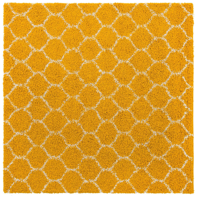 Deone Geometric Indoor Rug, Square 7'10"