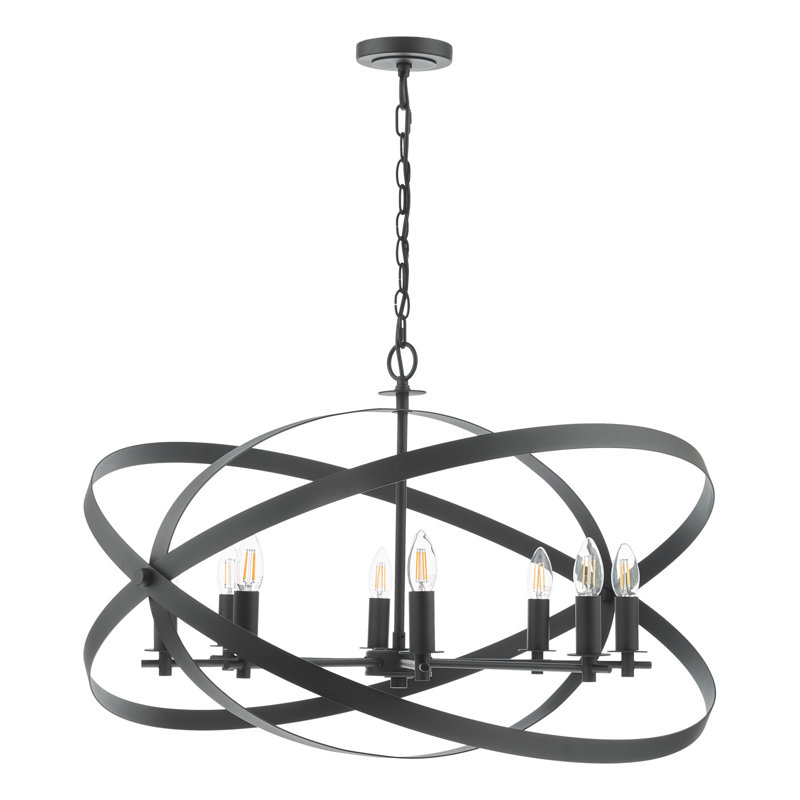 Anjulie - Light Pendant, 8, Matte Black