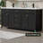 72" Spacious Double Sink Bathroom Vanity With Integrated Sink Top, Faucet,Drain, Assembly Required-1001282938