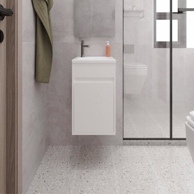 Lavabo de meuble-lavabo, salle de bain, Blanc