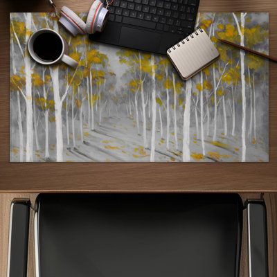 Birch forest - 14.00"x24.25" Desk mat