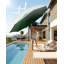 Parasol de patio 9 pi, table de marché / de marché, inclinaison et manivelle à bouton-poussoir, 8 nervures, pour terrasse et piscine, bleu marine-523054034