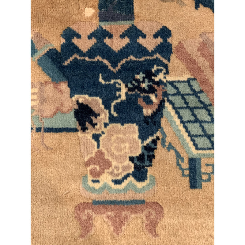 Antique One-of-a-Kind 3'11" X 6'3" Area Rug