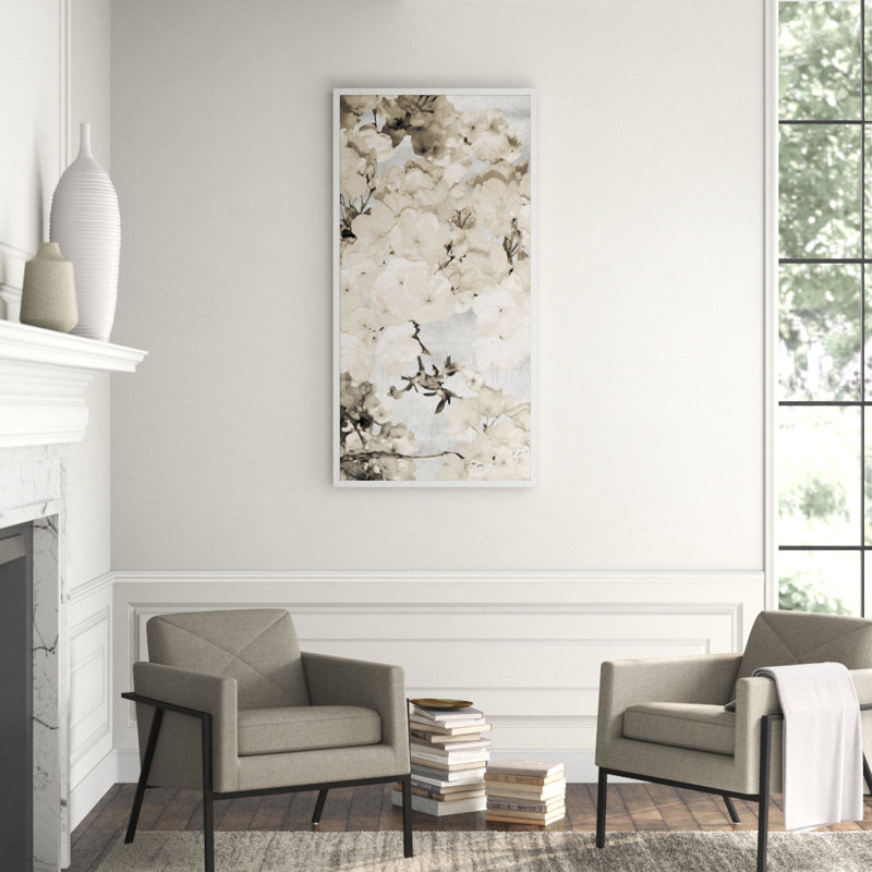 Blossom Triptych 2' Framed Graphic Art Print