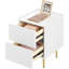 Ballone 2 Drawer Bedside Table-1686908146