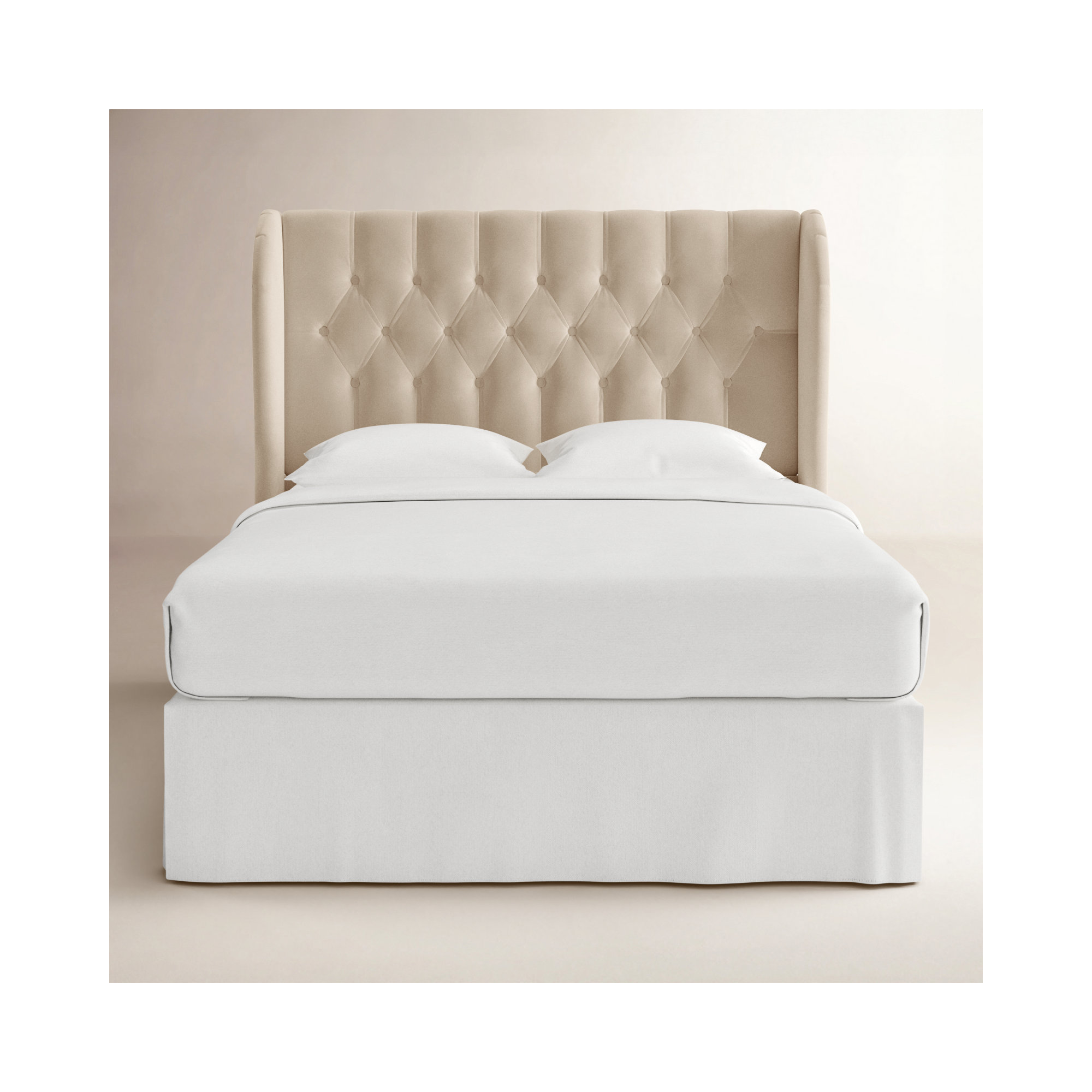 Tomey Upholstered Headboard, California King, Como Rosewater