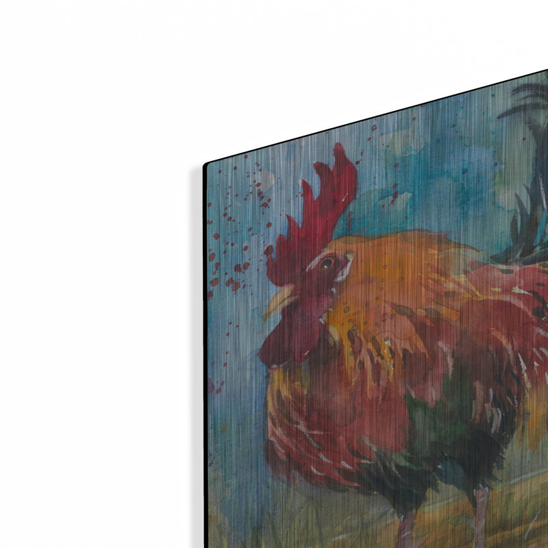 «My Turf» par Annelein Beukenkamp, art mural en métal, 12 po x 12 po, H 12 po x l 12 po