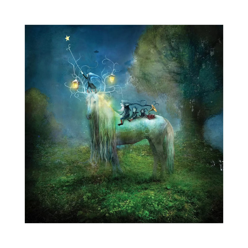 April by Alexander Jansson - Wrapped Canvas Print, 93.98 cm H x 93.98 cm W x 1.91 cm D