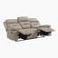 Huskins Modern & Contemporary Manual Reclining 3-Piece Living Room Set with 100% Top Grain Leather Seating Surfaces, Effortless Tab Pull Motion & Foam over Pocket Coils Comfort-549552202