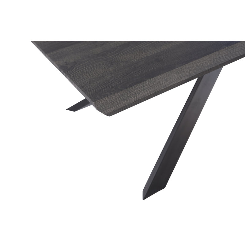 Railsback Dining Table, Grey, 29" H x 79" L x 39.5" W