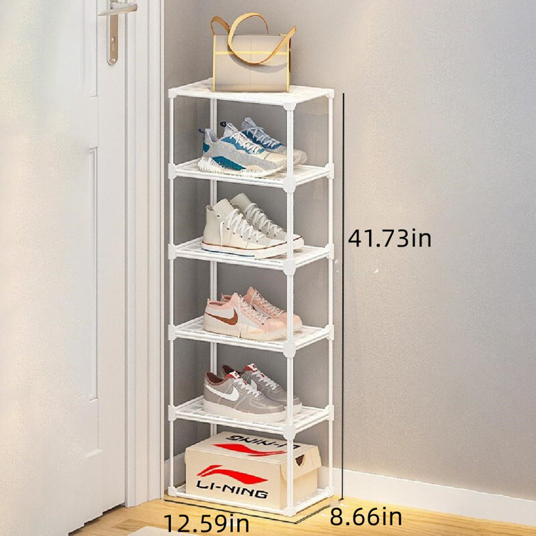 Rebrilliant 6 Pair Shoe Rack