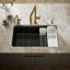 Riverby 33" x 22" x 9-5/8" Under-Mount Single-Bowl Kitchen Sink with Accessories-9975019