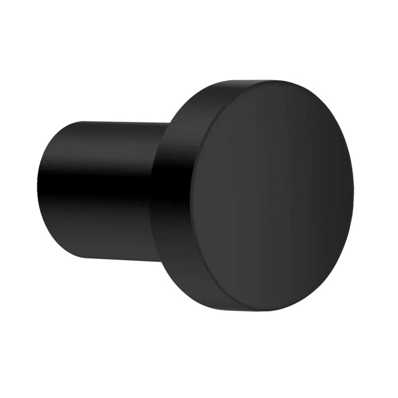 Wallmounted single hook, Black