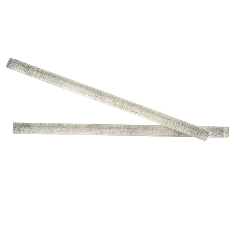 Montana 12" x 0.6" Glass Pencil Liner Tile Trim, Light Gray