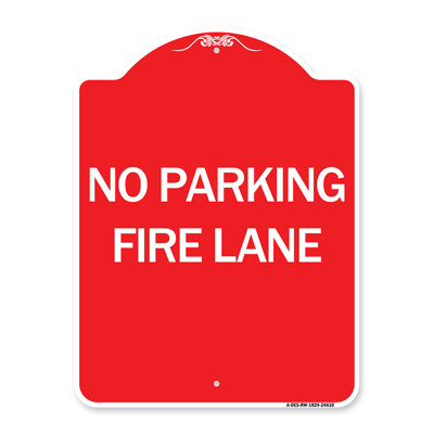 Signmission Designer Series Sign - Pavement Stencil No Parking, Fire Lane/24610