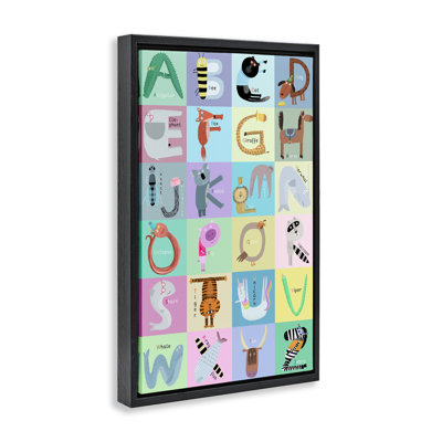 Checkered Animal Alphabet