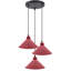 Lott 3 - Light Black Cluster Pendant