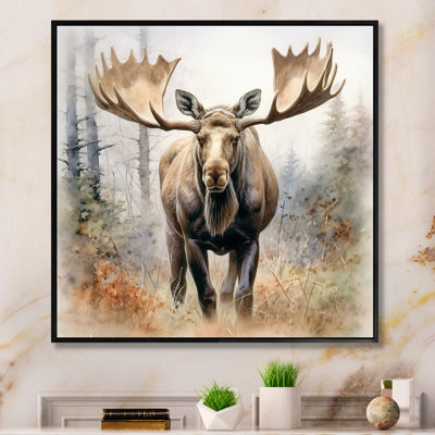 Moose Serenity II - Moose, art mural encadré