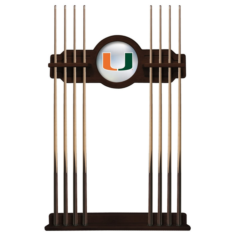 Porte-queues de billard NCAA, English Tudor, Hurricanes de Miami (FL)