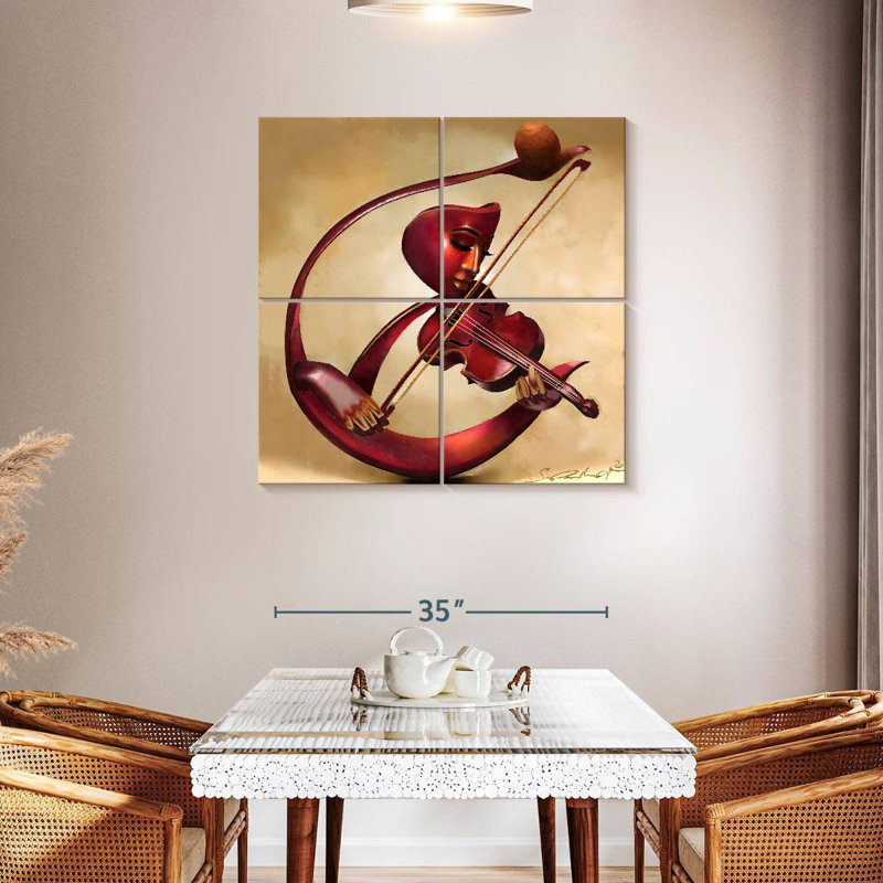 Leisha Ethereal Strings, 38" H x 38" W