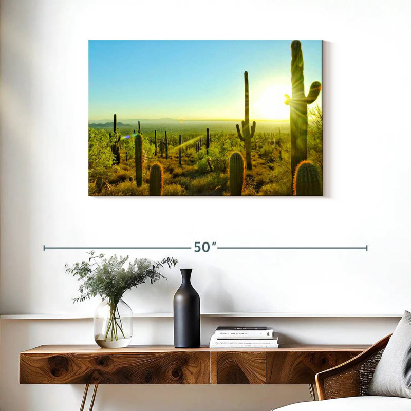 Cactus Harnek Sunny Arizona, H 24 po x l 36 po