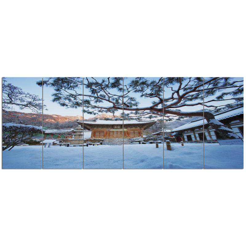 «Naesosa Temple in South Core», ensemble de 6 reproductions de photos sur toiles