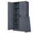 Metal garage lockable file storage cabinet with doors and adjustable shelves