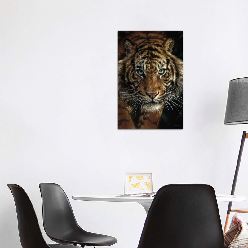 Eye Of The Tiger, Vertical by Collin Bogle - Wrapped Canvas Print, 101.6 cm H x 66.04 cm W x 1.91 cm D