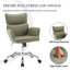 Chaise de travail pivotante en similicuir Caylin-1664664499