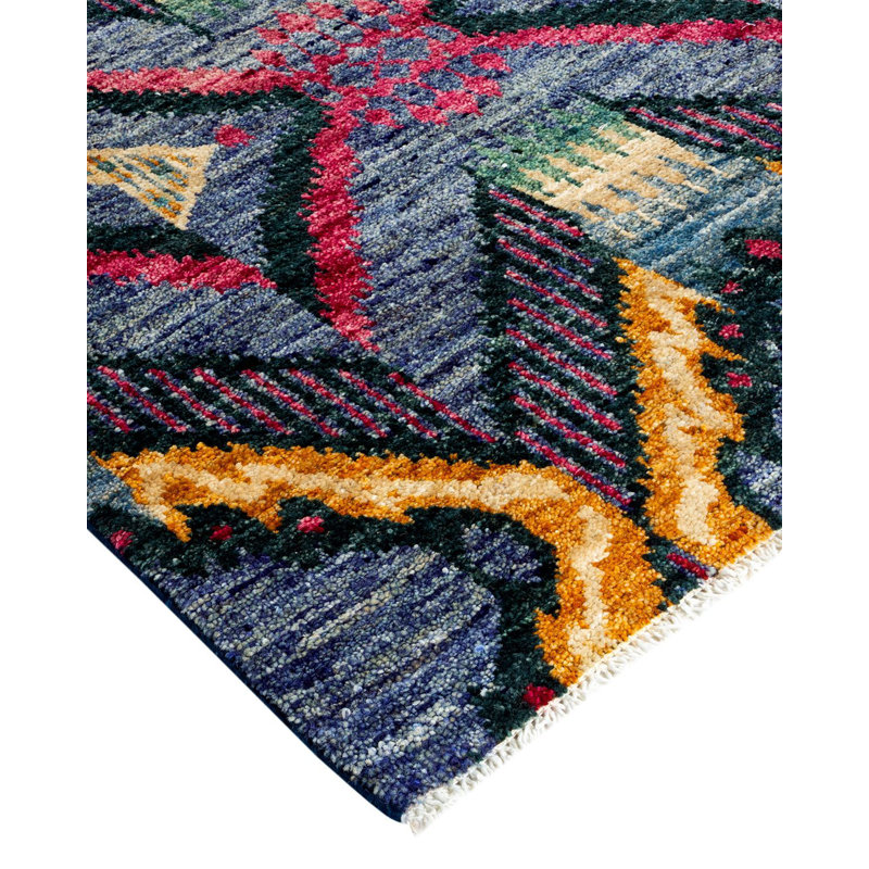 Contemporary One-of-a-Kind 9' 0" X 12' 2" Hand Knotted Area Rug