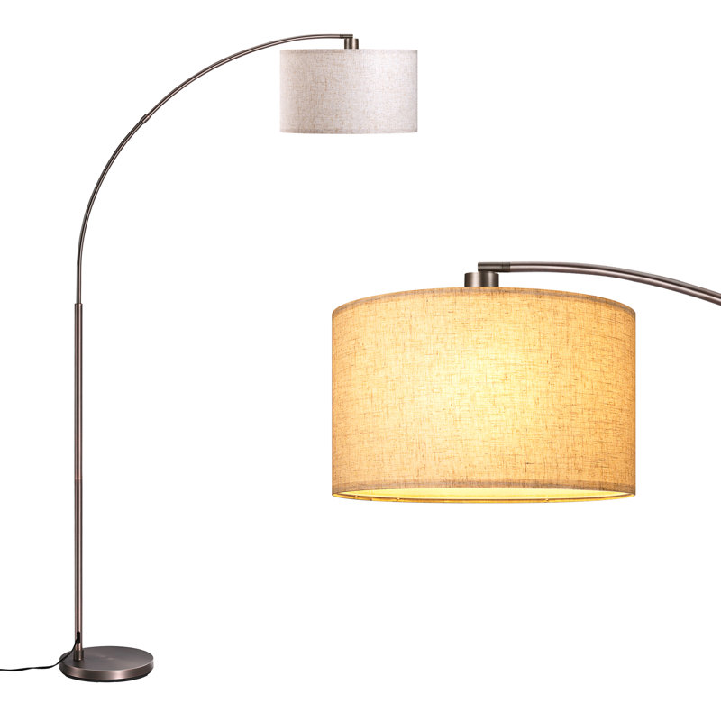 Lampe sur pied arquée 78,4 po Pantin, Cuivre rouge antique