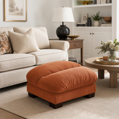 Pouf ergonomique en chenille - Confort moelleux et design élégant pour les espaces de vie modernes