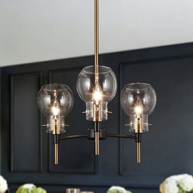 Lustre linéaire moderne à 3 lumières Satilla