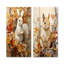 Minimalisme écureuil, peinture beige - ensemble de 2 impressions sur toile écureuil-402581548-402581545