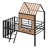 Loft Bed With Roof, Window, Guardrail,-1010854471