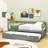 Masimba Twin Size Wooden Daybed with Trundle-530279900