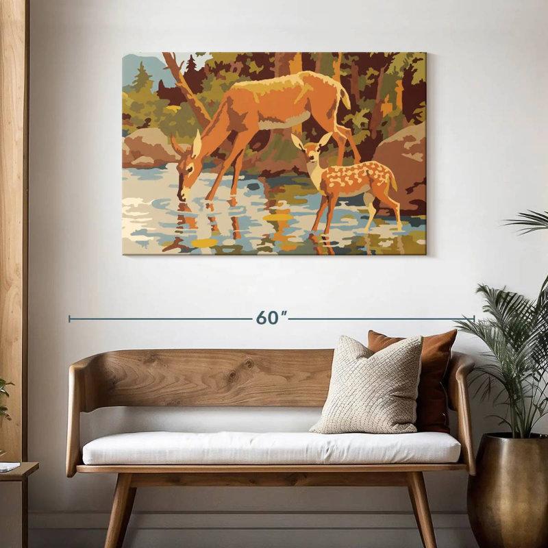 Deer And Fawn