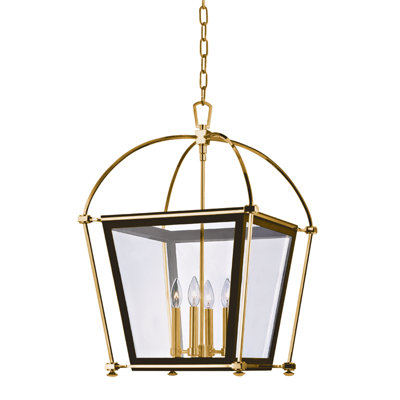 Luminaire suspendu géométrique à 4 lumières Hollis