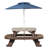 Fold 'n Store Picnic Table with Market Umbrella