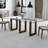 Reesa Glass Top Solid Wood Base Dining Table-23622192-33584273