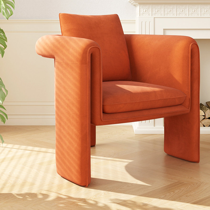 Fauteuil de loisir simple et confortable., Orange