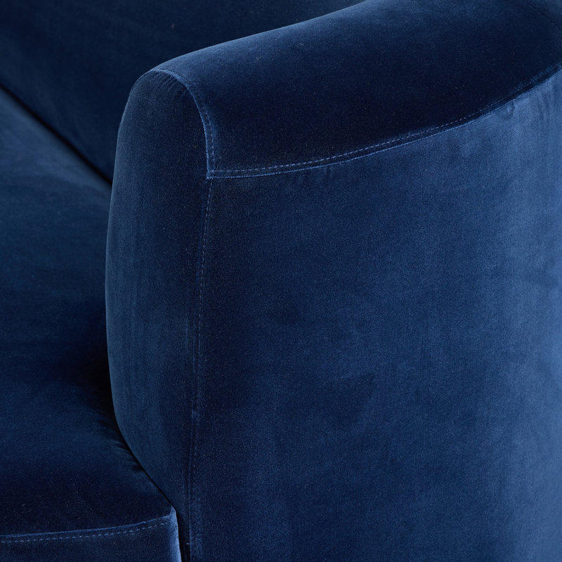 Sanda 105.5" Wide Sofa & Chaise, Right Hand Facing, Surrey Midnight Cotton Blend