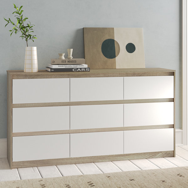 Wade Logan® Aurica 9 - Drawer Dresser & Reviews 