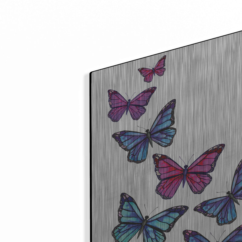 «Vibrant Flying Butterflies» par Rachel Nieman, H 16 po x l 12 po