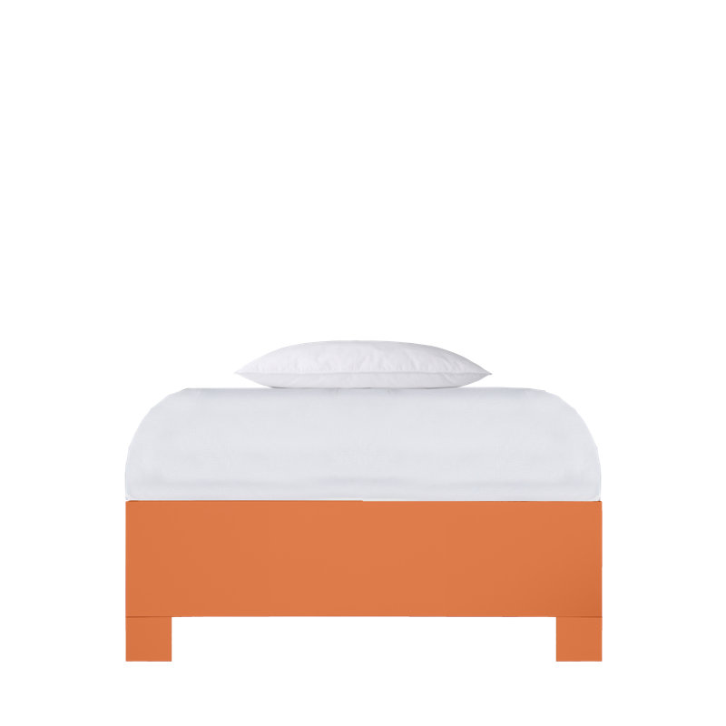Tiffany Bed, Citrus Orange, Twin
